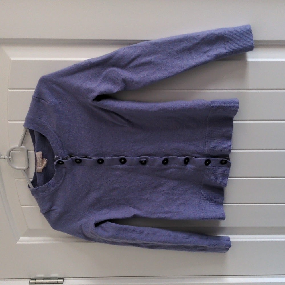 Banana Republic Lilac Merino Wool Cardigan